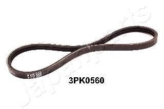 Ремень П-клиновой 3PK560 DAIHATSU JAPANPARTS DV-3PK0560 (фото 1)