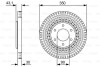 Тормозной диск BOSCH 0986479V51 (фото 1)