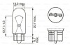 Лампа розжарювання Trucklight, W3W, 24V/3W, W2, 1x9, 5d BOSCH 1987302517 (фото 6)