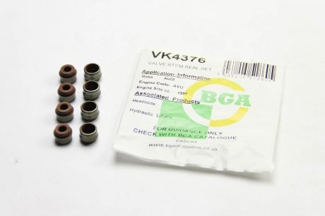 Комплект прокладок, стержень клапана BGA VK4376 (фото 1)
