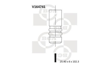 Выпускной клапан BGA V164741