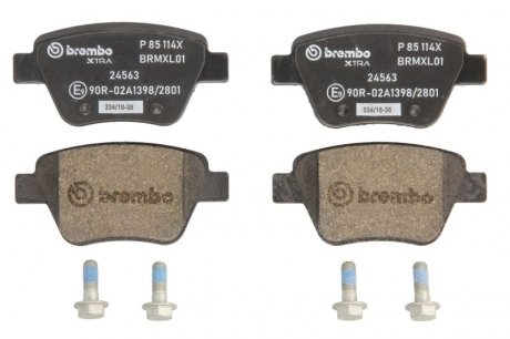 Гальмівні колодки дискові BREMBO P85114X (фото 1)