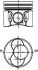 Поршень з кільцями VAG 79,51мм 1.9 TDI 2001- 3-4 цил. (KS) KOLBENSCHMIDT 40422600 (фото 1)