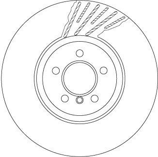 Тормозной диск TRW DF6613S