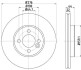 Диск гальмівний MINI Mini(R50,R52) "F D=276mm "01-"07 TEXTAR 92262403 (фото 1)