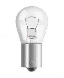 Лампа допоміжн. освітлення Р21W 12V 21W ВА15s(blister 2шт) (вир-во) NEOLUX N38202B (фото 1)