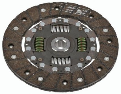 Диск зчеплення VW Golf/Jetta "1,3-1,6 "76-90 SACHS 1878005782 (фото 1)