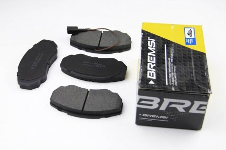 Тормозные колодки перед. Ducato/Jumper/Boxer 02-06 (1.4t) BREMSI BP2997 (фото 1)