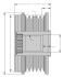 Шкив генератора Caddy III/Crafter/T5/Golf 95- HELLA 9XU358038-041 (фото 2)