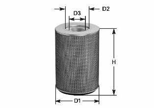 Фильтр воздушный MB207-410D (вставка) CLEAN FILTERS MA744 (фото 1)