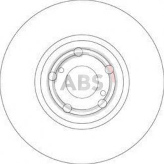 Тормозной диск пер. Avensis 03-08 A.B.S. 17511