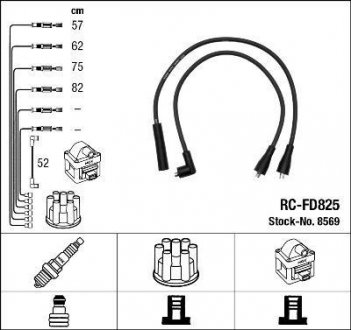 Комплект проводів запалення NGK 8569