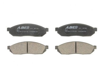 Гальмівні колодки, дискові ABE C14004ABE (фото 1)