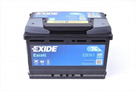 Акумулятор EXIDE EB741 (фото 1)