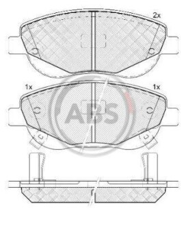 Гальмівні колодки пер. Avensis/Verso 08-10 (BOSCH) A.B.S. 37736