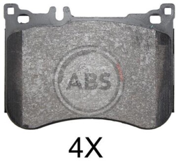 Гальмівні колодки пер. MB S300/S350/S400/S500 14- (BREMBO) A.B.S. 37952