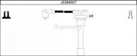 Комплект кабелiв запалювання NIPPARTS J5384007 (фото 1)