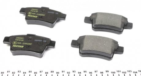 Гальмівні колодки дискові TEXTAR 2454001 (фото 1)