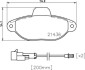 Гальмiвнi колодки к-кт. BREMBO P24 147 (фото 1)