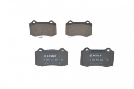 Гальмівні колодки дискові Citroen DS3 Front BOSCH 0 986 494 393 (фото 1)
