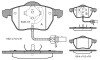 Гальмiвнi колодки к-кт. STARLINE BD S301 (фото 1)