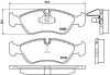 Гальмiвнi колодки к-кт. BREMBO P59 017 (фото 1)