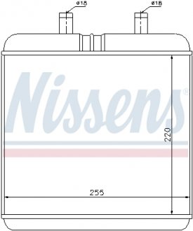 Радіатор опалення NISSENS 71810 (фото 1)
