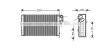 Радіатор опалювача P405/P406 ALL MT/AT 87-99 (Ava) AVA COOLING PE 6100 (фото 1)