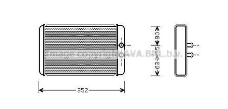 Радiатор опалення AVA COOLING FTA 6265