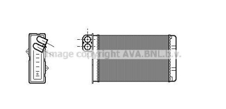 Радiатор опалення AVA COOLING PE 6233