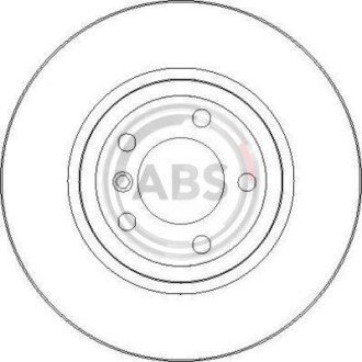 Гальмівний диск перед. E46/E85/E86 (99-08) A.B.S. 17025 (фото 1)