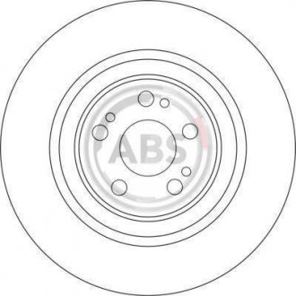 Гальмівний диск пер. MB W163 98-05 (345x32) A.B.S. 17037 (фото 1)