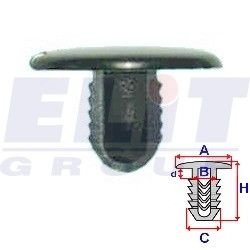 Зажим бампера ELIT R 10300 (фото 1)