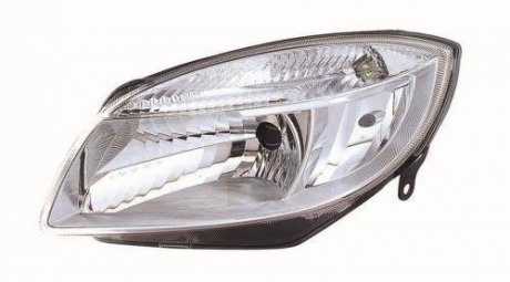 Фара пра. SKODA FABIA 07-10 DEPO 665-1114R-LD-EM