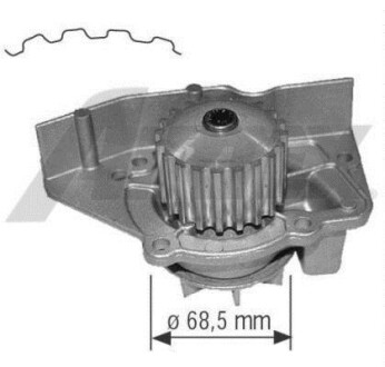 Водяна помпа AIRTEX 1563