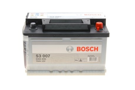 Аккумулятор S3 BOSCH 0 092 S30 070