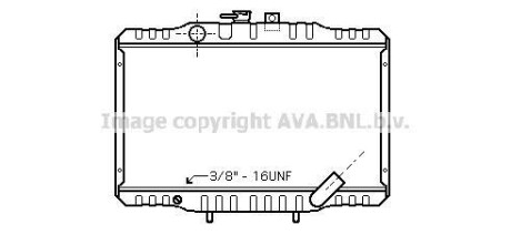 Радiатор AVA COOLING MTA 2062