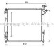 Радиатор охлаждения Santa Fe 2.2 CRDi Aut. 09-12 (Ava) AVA COOLING HY 2339 (фото 1)