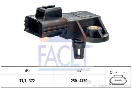 Датчик тиску повітря FACET 10.3250