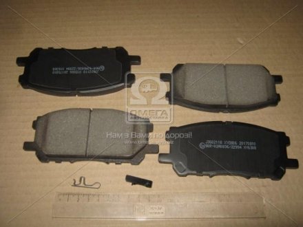 Колодки тормозные дисковые передние Lexus RX 03- JAKOPARTS J3602118 (фото 1)