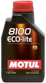 Масло моторное 8100 Eco-Lite 0W-20 (1 л) MOTUL 841111