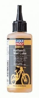 LM 0,1л Bike Kettenoil Wet Lube Смазка для цепи велосипедов (дождь/снег) LIQUI MOLY 6052