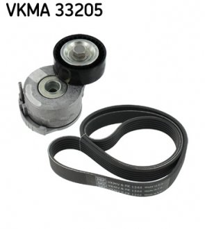 Комплект (ремінь+ролики) SKF VKMA 33205