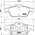 Гальмiвнi колодки к-кт. BREMBO P68 057 (фото 1)