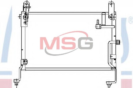 Радiатор кондицiонера NISSENS 94635