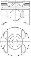 Поршень NURAL 87-433405-00