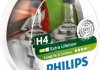 Лампа накалу H4 12V 60/55W P43t-38 LongerLife Ecovision (вир-во) PHILIPS 12342LLECOS2 (фото 4)
