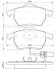 Тормозные колодки перед. (с датч.) VW Sharan 95- FORD Galaxy 00-06 SEAT BOSCH 0986494035 (фото 8)