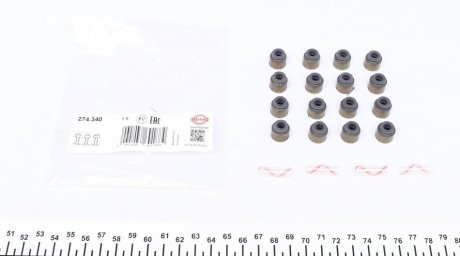 Сальники клапанів (к-кт) Toyota Avensis 2.0/2.2 D-4D 05-18 / Land Cruiser 200 4.5 D-4D 07- / Rav4 2. ELRING 274.340 (фото 1)