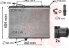 Радиатор охлаждения P307/C4/C5 20HDi MT 03- VAN WEZEL 40002267 (фото 2)